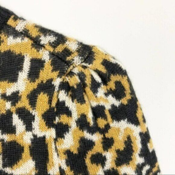 Who What Wear | Women's Crew Neck Leopard Print Sweatshirt Size XS - Picture 8 of 8